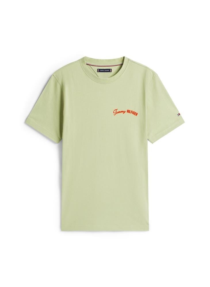 TOMMY HILFIGER Back Logo Jersey Crew Neck T-Shirt - Image 5