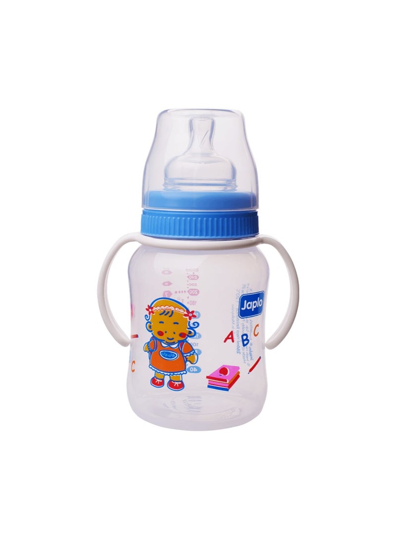 Japlo Deluxe Feeding Bottle - Blue (260 ml) - Image 2