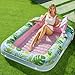 SLOOSH Inflatable Tanning Pool Lounger Float 70 x 46 Pool Floats Adult with Pillow 4 in 1 Suntan Tub Raft FloatieSunbathing Bed Lounge for Water Blow Up Kids Ball Pit Party Gifts LCyan Pink - Image 3