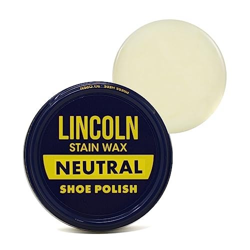 Lincoln Stain Wax Shoe Polish - 2-1/8 oz (Neutral) - Image 1