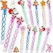 Roaqua 24 Packs Bulk Mini Bubble Christmas Santa Claus Snowflake Wands for Kids Birthday Party Favors Classroom Carnival Prizes Winter Playing Blowing Bubbles Gifts 24 Christmas - Image 2