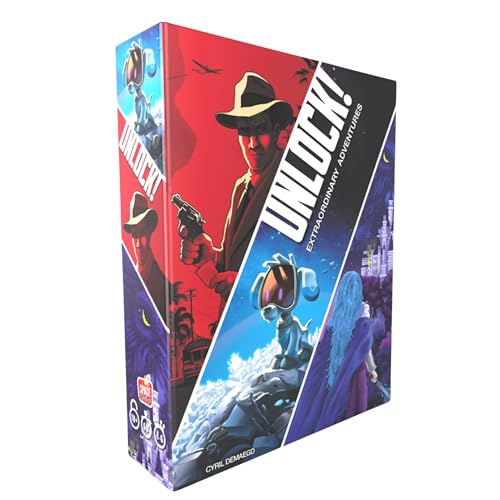 Asmodee Unlock Extraordinary Adventures Card Game  Escape RoomInspired Cooperative Adventure Fun Family Game for Kids and Adults Ages 10 16 Players 1 Hour Playtime Made by Space Cowboys - Image 1