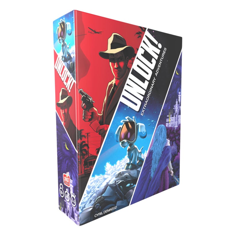 Asmodee Unlock Extraordinary Adventures Card Game  Escape RoomInspired Cooperative Adventure Fun Family Game for Kids and Adults Ages 10 16 Players 1 Hour Playtime Made by Space Cowboys - Image 2
