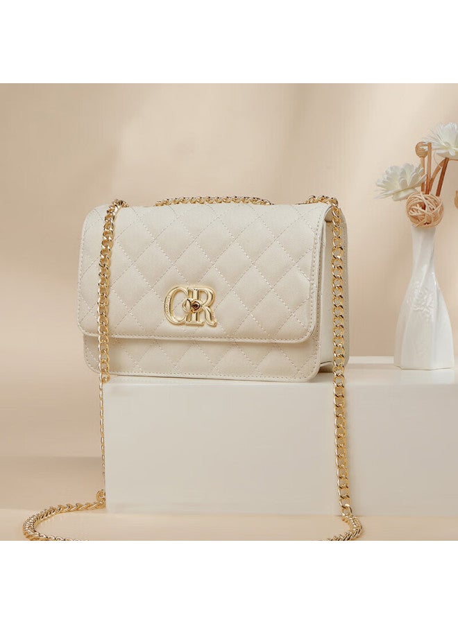 Crocodile Festival Small Chanel Style Quilted Leather Women's Bag Fashion Chain Shoulder Bag Versatile Crossbody Bag Birthday Gift - Image 1