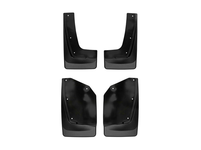WeatherTech Custom No Drill Splash Guard MudFlaps for Chevrolet Traverse, Traverse Limited - Front & Rear Set (110086-120086), Black - Image 1