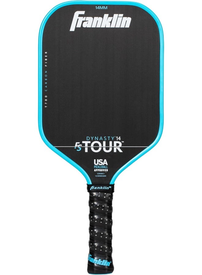 Franklin Sports FS Tour Series Pickleball Paddle - Dynasty 14mm blue - Image 1