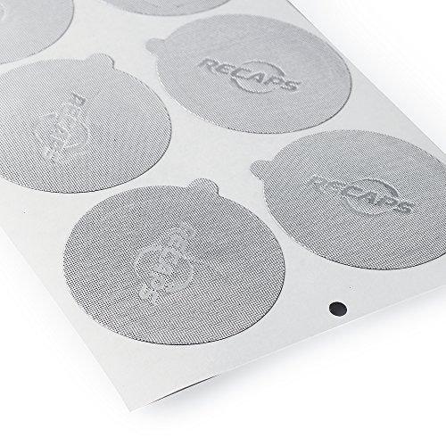 RECAPS Aluminum Espresso Lids Foil Seals Reusable Pods ONLY Compatible with Nespresso Small Original Line Coffee Pods (Lids 240 Pcs Only) 37mm in Diameter (Coffee Pods NOT Included) - Image 3