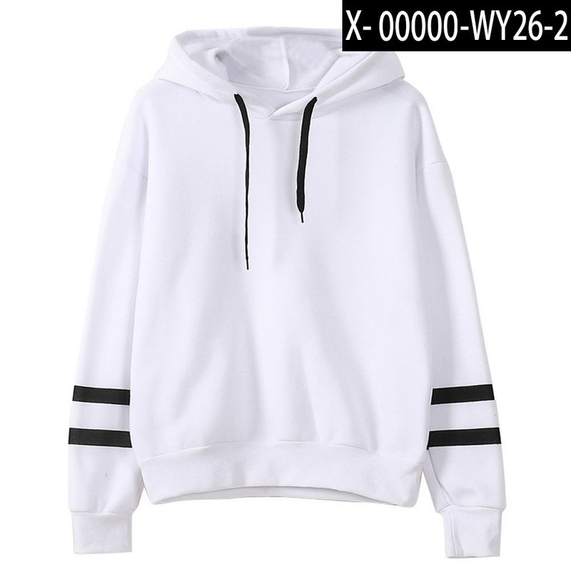 Blank Men'S Sweater Overalls Fleece-Lined Pullover Men'S And Women'S Solid Color Hooded Jacket New 2022 - Image 2