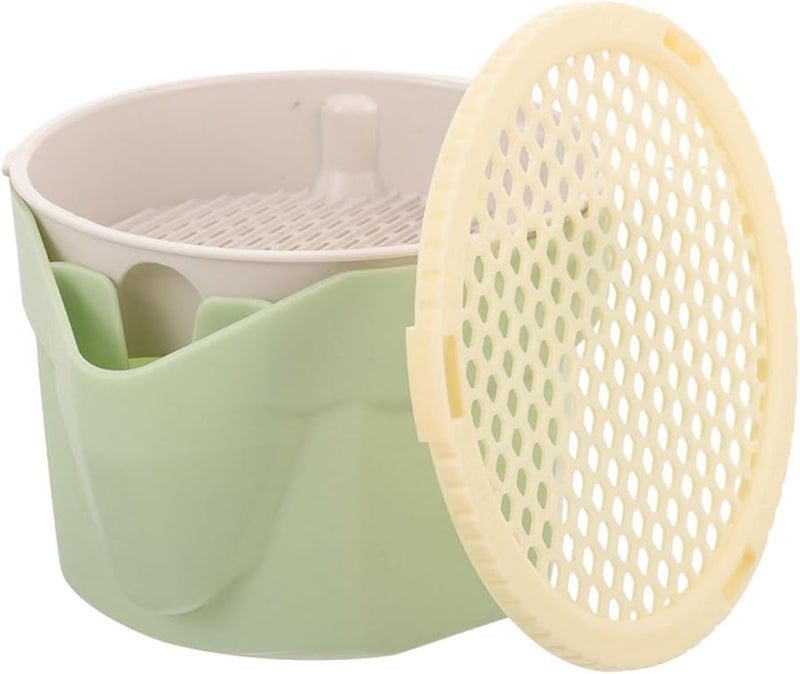 Totority Cat Grass Planter Cup Hydroponic Soilless Catnip Pot Green - Image 1