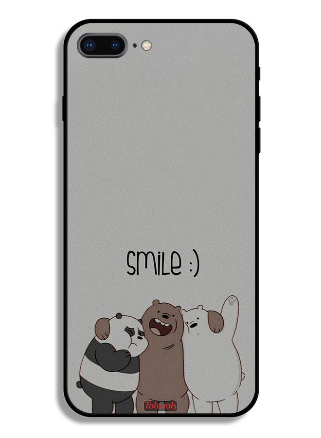 Tolwak Apple iPhone 7 Plus Protective Case Friends Smile - Image 2