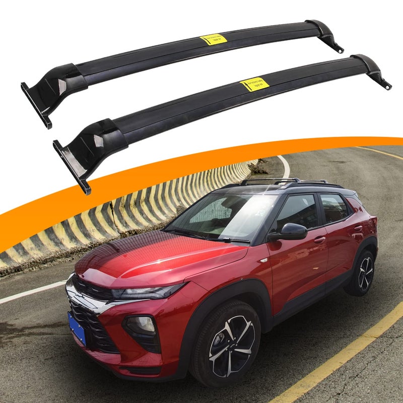 Snailfly 220 LBS Roof Rack Cross Bars Fit for Chevy Chevrolet Trailblazer 20212025 Black Crossbars