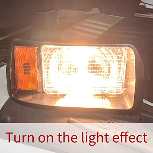 Drive-up Golf Cart Light Bulb Kit for Club Car DS,Halogen Headlight Bulb 1019881-01,Taillight Bulb 1011582 - Image 5