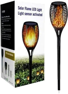 Generic Solar Flame Led Light With Sensor Activated - Waterproof Solar Garden Lights In-Ground Landscape Lighting for Pathway,Yard,Deck,Lawn,Patio,Walkway  - Image 1