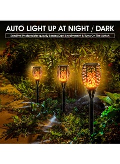 Generic Solar Flame Led Light With Sensor Activated - Waterproof Solar Garden Lights In-Ground Landscape Lighting for Pathway,Yard,Deck,Lawn,Patio,Walkway  - Image 5