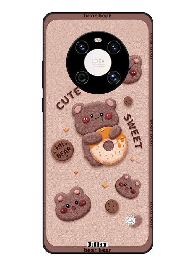 Brilliant Protective Case Cover For Huawei Mate 40E 5G Cute Sweet Bear - Image 1