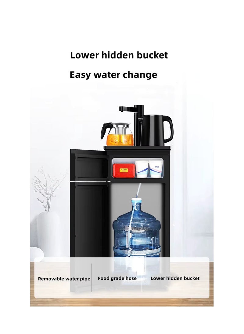 Intelligent Water Dispenser with Bottom Loading hot & Room Temperature Options ,Vertical Tea Bar Machine with Remote Control ,Smart Temperature Sensor, Durable for Home, Office & Kitchen