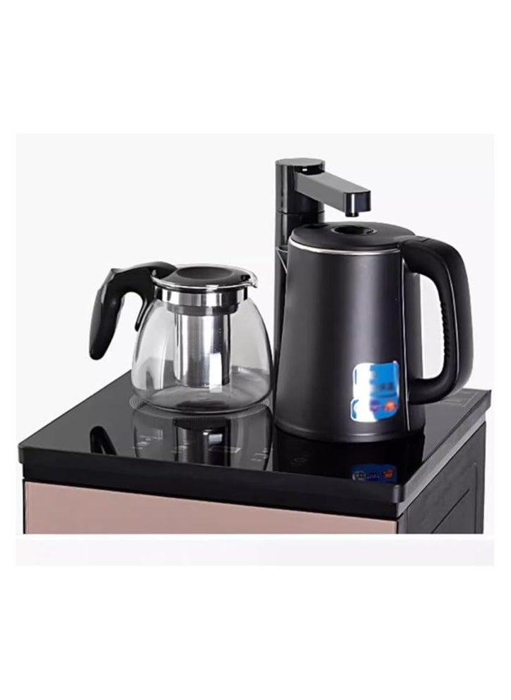 Intelligent Water Dispenser with Bottom Loading hot & Room Temperature Options ,Vertical Tea Bar Machine with Remote Control ,Smart Temperature Sensor, Durable for Home, Office & Kitchen