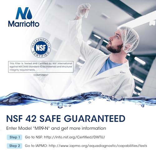 MARRIOTTO Water Filter Compatible with XWFE (Built-in CHIP), Replacement for GE XWFE, XWF Refrigerator Water Filter Pack of 2 - Image 4