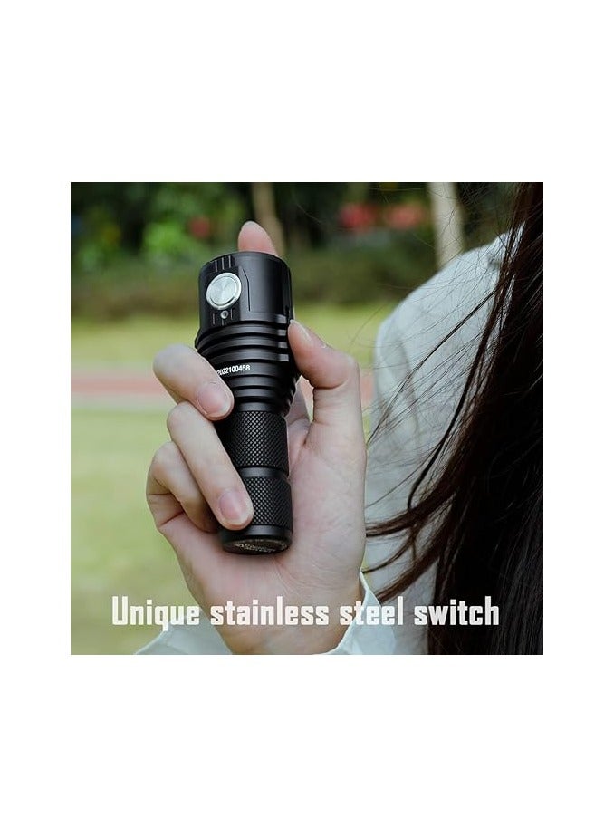 IMALENT MS03 EDC Flashlight 13000 Lumens, Uses Ceer XHP70.2nd LEDs Super Bright Led Rechargeable Flashlight, Suitable for Searching, Patrol and Fishing - Image 4