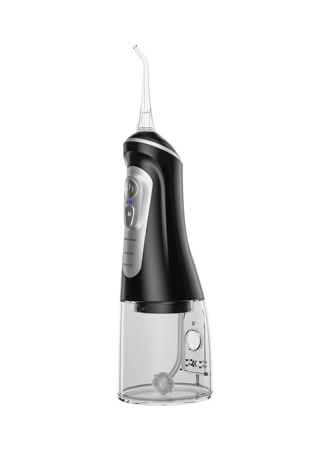 waterpulse Portable Dental Water Flosser Black/Clear - Image 2