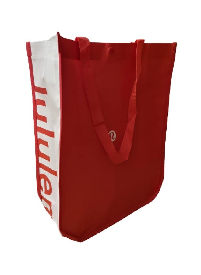 Lululemon حقيبة لولوليمون القابلة لإعادة الاستخدام (حمراء) - Image 2