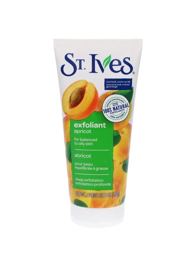 ST. Ives Apricot Face Scrub, Deep Exfoliant for Balanced to Oily Skin, 6oz / 170g - Image 1