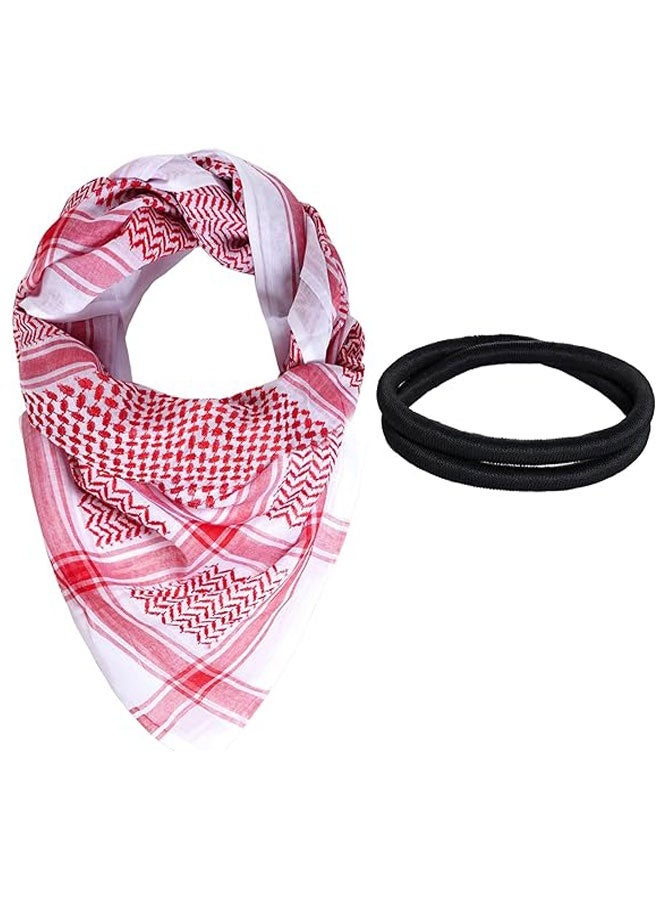 وهاواي Wrap Scarf Arabic Turban Tactical Desert Neck Headwear Wrap for Men Women, Arab Scarf 140X140cm - Image 3