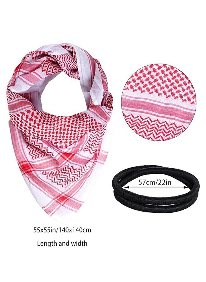وهاواي Wrap Scarf Arabic Turban Tactical Desert Neck Headwear Wrap for Men Women, Arab Scarf 140X140cm - Image 5