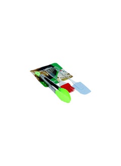 ALSAHAH 3 - Pieces Cooking Tools Set: Oil Brush, Tongs And Spoon 