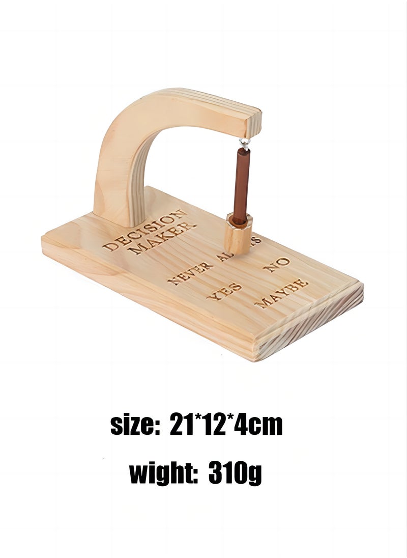Generic - Tk hot sale board game, Decision Maker, Standard Swing the Pendulum and Find the Answer to Your Question, Wooden Creative Oscillating Magnetic Selector, Choose the Best Gift for Difficulty Disorder - Image 1