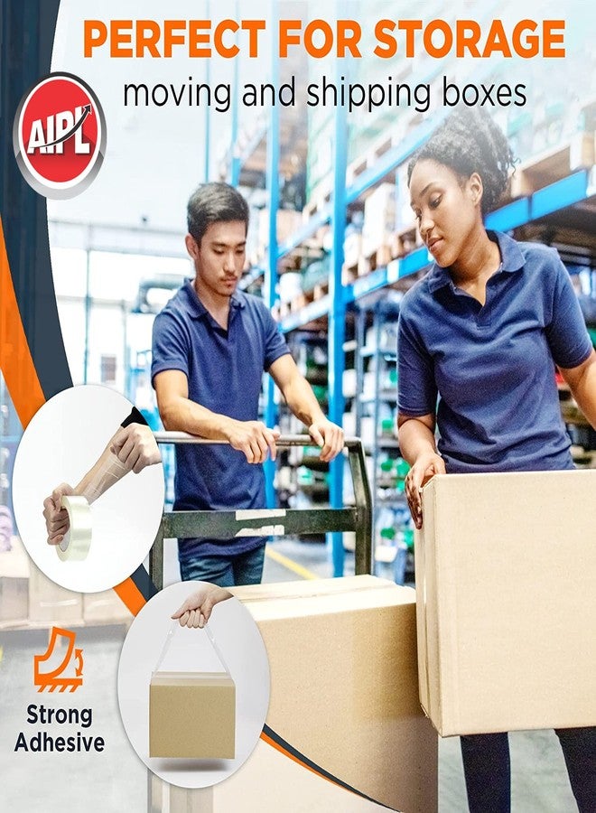 AIPL Clear Packing Tape - 72MM x 50 Meter Heavy Duty Packaging Cello Thicker Clear - Image 3
