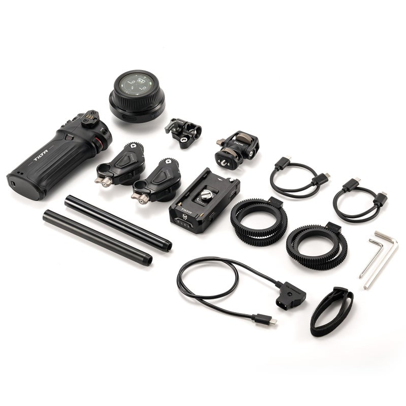 Tilta Nucleus Nano II Control Handle Kit - Wireless Lens Control System | Includes Hand Wheel, 2 Motors, Power Handle + More | Wireless Zoom, Focus, Aperture Control | Follow Focus | Touch Screen - Image 2