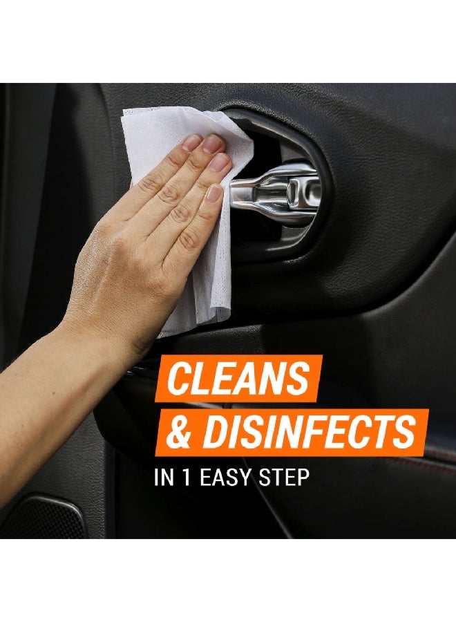 أرمور أول 19474 طقم مناديل مطهرة للسيارة خالية من الوبر للاستعمال مرة واحدة 50 قطعة أبيض 14 × 10 × 2 سم - Image 4
