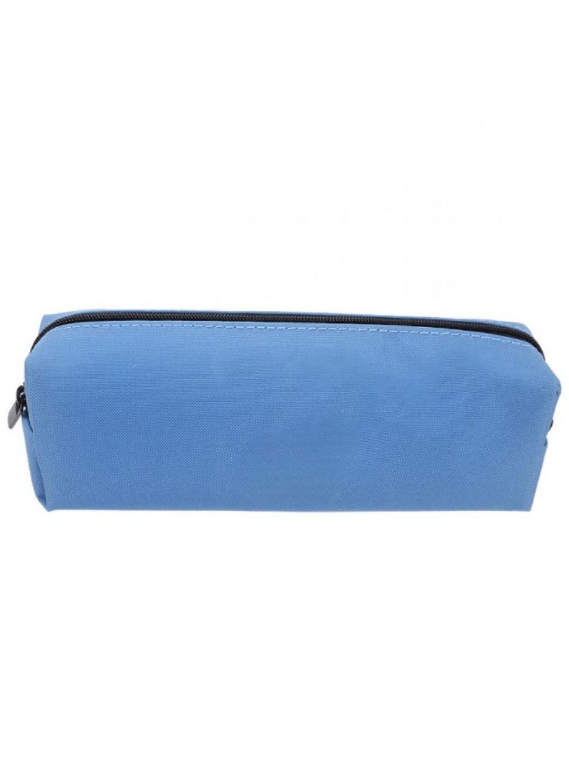 حافظة أقلام محمولة - حقيبة زرقاء للأقلام والقرطاسية للمدرسة والمكتب والسفر - Image 1