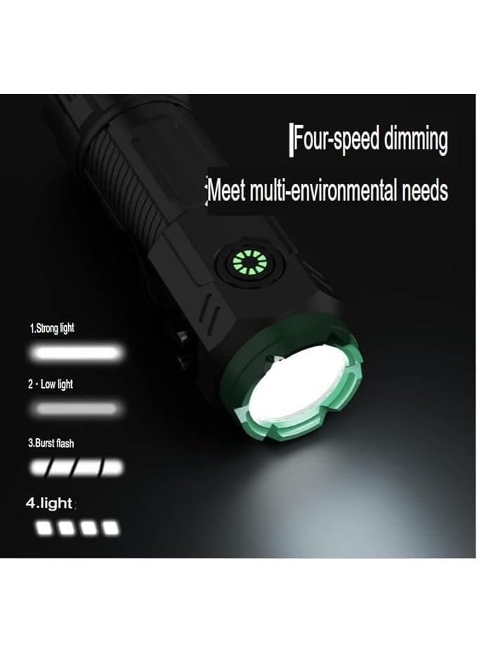 Evolluxi Evolluxi Mini Torch USB Rechargeable Led Flashlight Emergency Magnetic Super Bright Home Torch Light Army Light  - Image 5
