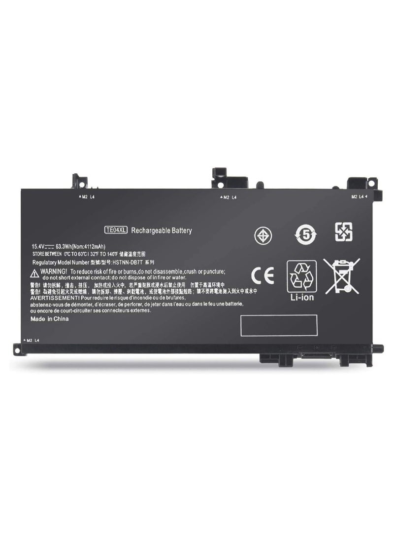 TE04XL Battery Compatible for HP OMEN 15-AX200 15-AX214TX 15-AX216TX 15-AX217TX 15-AX218TX 15-AX224TX 15-AX225TX 15-AX226TX Pavilion 15-BC200 15T-BC200 Laptop - pzsku/Z1933A1425662CEA5739DZ/45/_/1740840681/87248abc-4737-4eb9-b1bd-b4cc774f5537