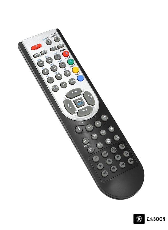 Zaboon Replacement Remote Control For Oki Hitachi And Sharp Televsion Black