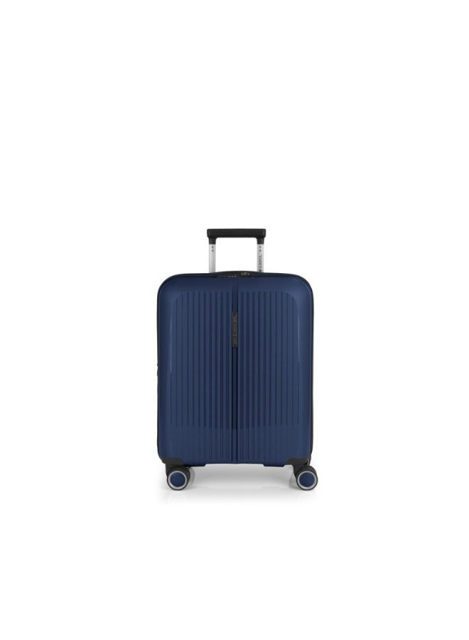 GABOL Brooklyn Hardside Luggage on Wheels for Unisex | Ultra Lightweight ABS with 4 Spinner Wheels | Color Blue - Image 1