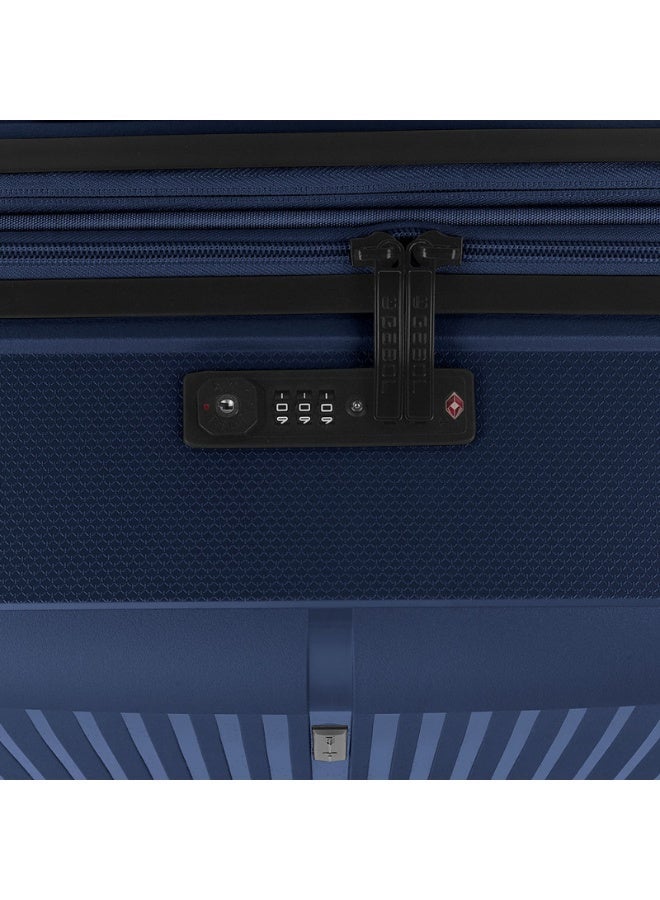 GABOL Brooklyn Hardside Luggage on Wheels for Unisex | Ultra Lightweight ABS with 4 Spinner Wheels | Color Blue - Image 5