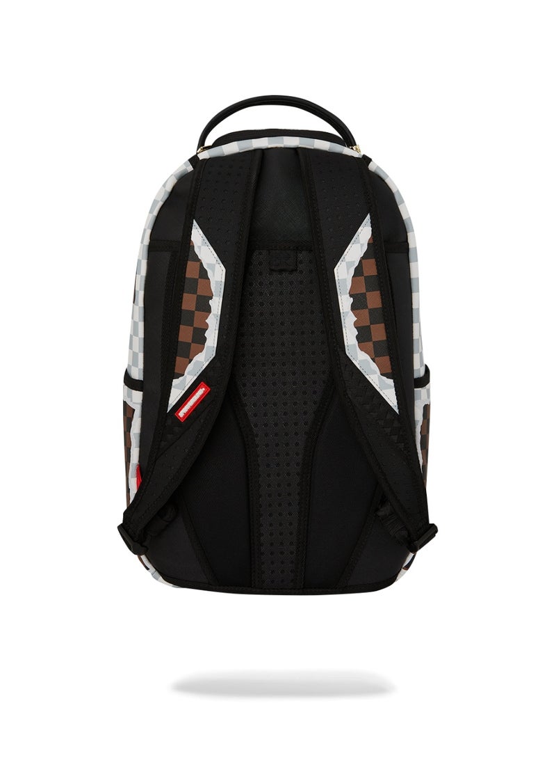 SPRAYGROUND SG CREAM AND BROWN TEAR CHECK BACKPACK - Image 4