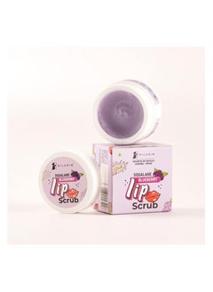 PILGRIM Pilgrim Spanish Squalane Lip Scrub (Blueberry) for Women & Men for Smooth Lips | Lip Scrub for Dark Lips | Lip Scrub with Sugar & Shea Butter for gentle exfoliation, hydrated, smooth & soft lips| 8 gm  - Image 1