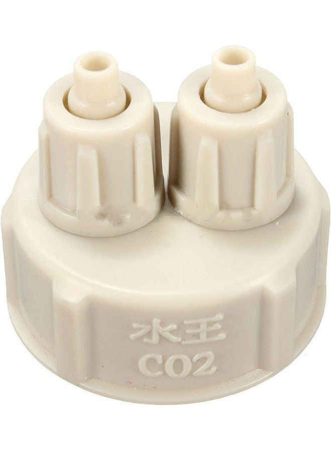 NIBEMINENT Simple Aquarium Bottle Cap For Live Plants CO2 Diffuser Air Generator System DIY Tool White 3.5x3.5x3.5cm  - Image 4