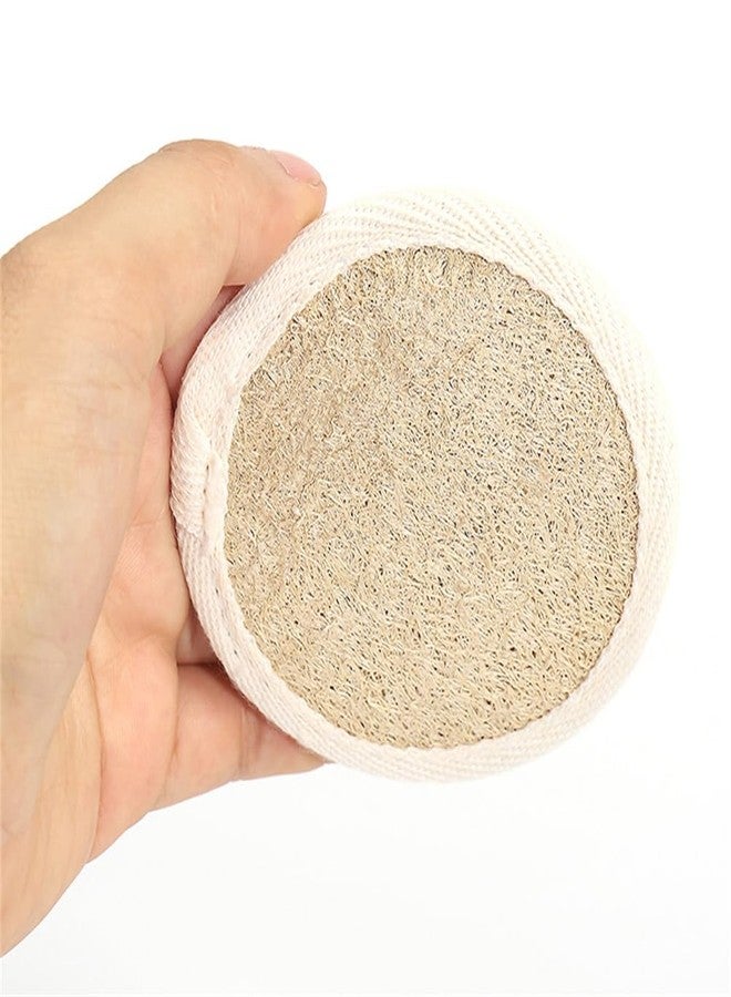 Much Hotter 6 Pack Natural Loofah Exfoliating Facial Scrubber, Made with Natural Shower Loofah Sponge, Manual Facial Cleansing and Makeup Remover Brush，Bath Shower Loofah Sponge, for Face That Gets You Clean - Image 3