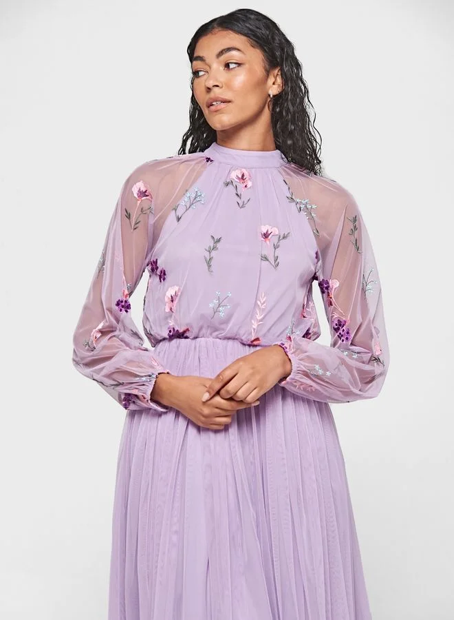 Frock and Frill Floral Tulle Dress