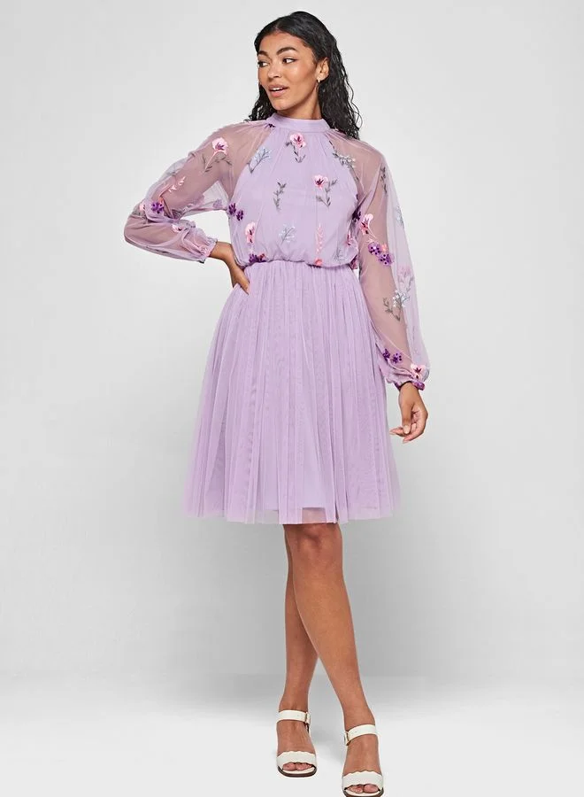 Frock and Frill Floral Tulle Dress