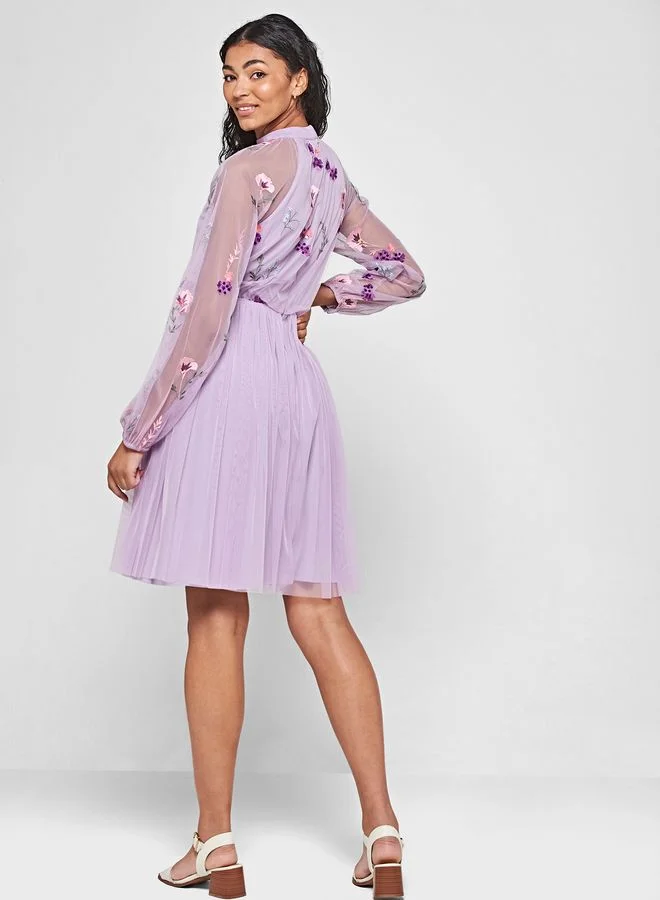 Frock and Frill Floral Tulle Dress