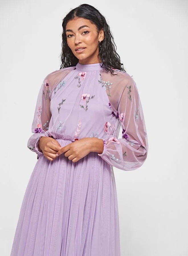 Frock and Frill Floral Tulle Dress