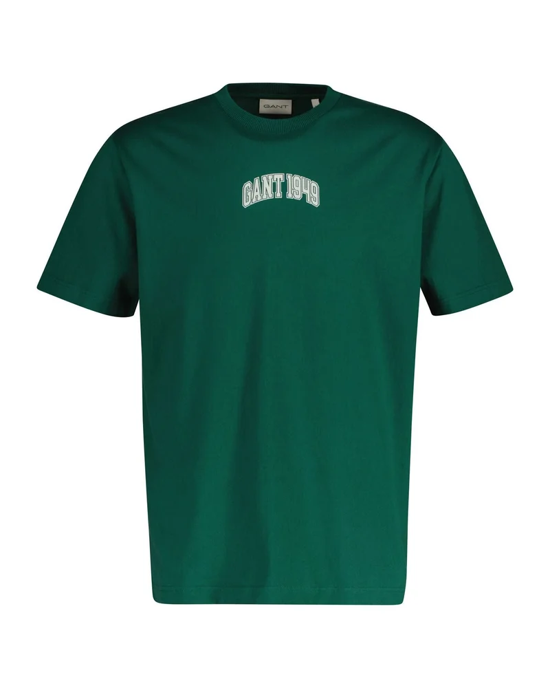 غانت تيشيرت قصير بأكمام قصيرة ورسومات