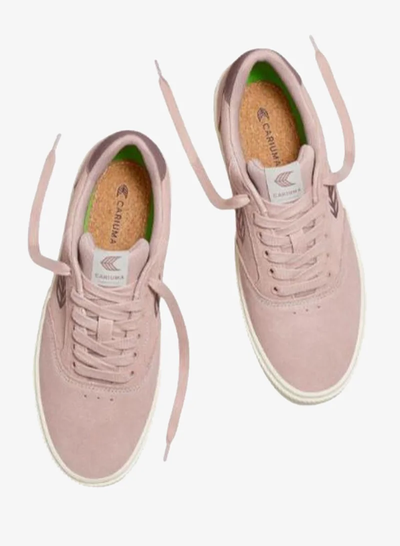 Cariuma  NAIOCA Rose Suede Twilight Mauve Logo Sneaker  | Best Price UAE