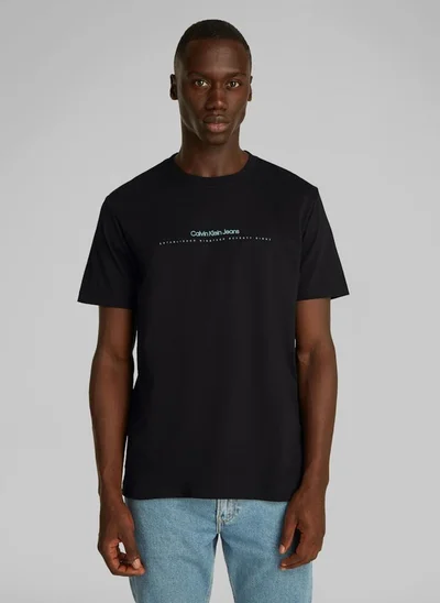 Calvin Klein Jeans Logo Crew Neck T-Shirt
